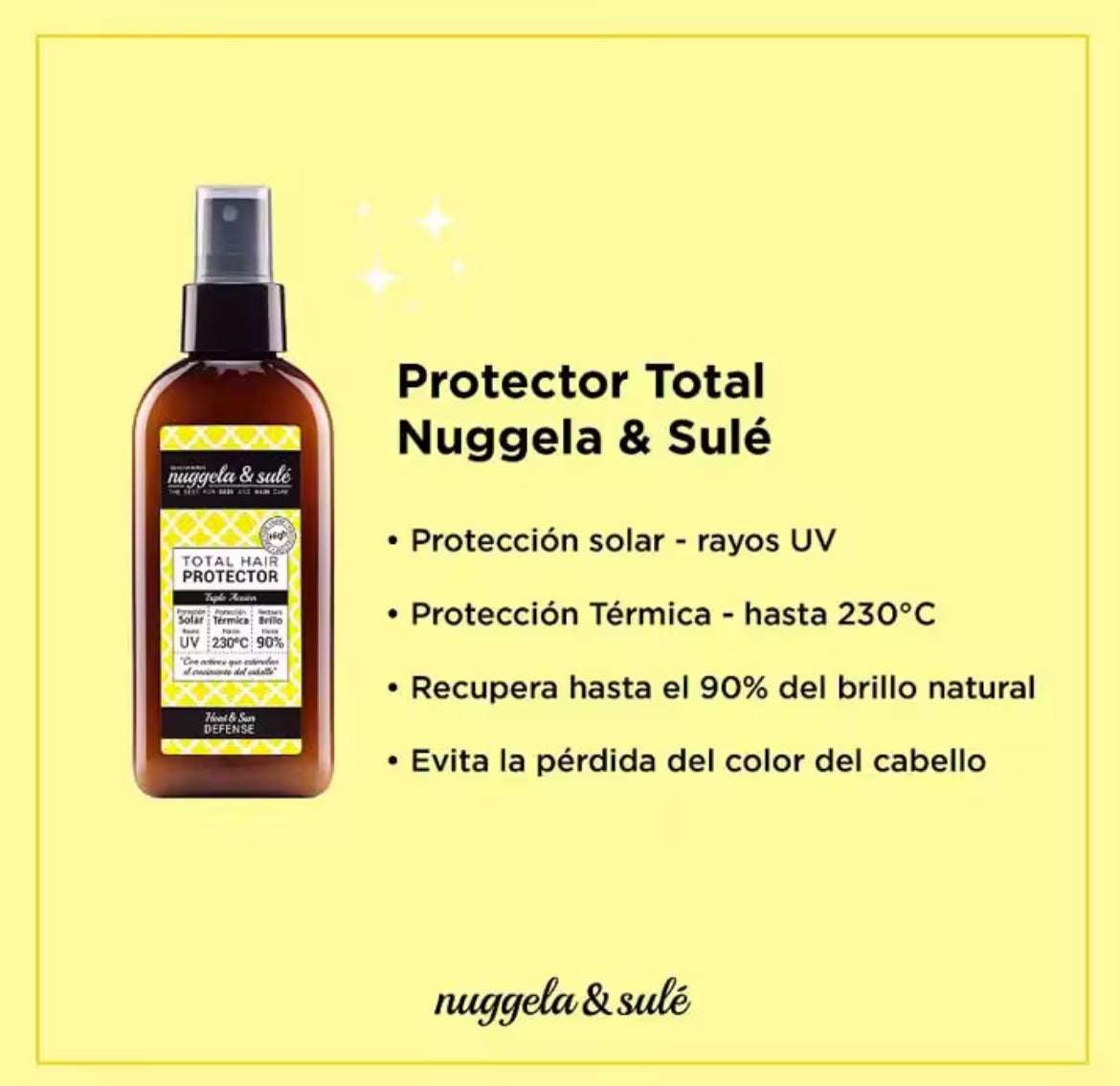 Nuggela&sule Protector Capilar Total 125 Ml.
Protección Solar y Térmica